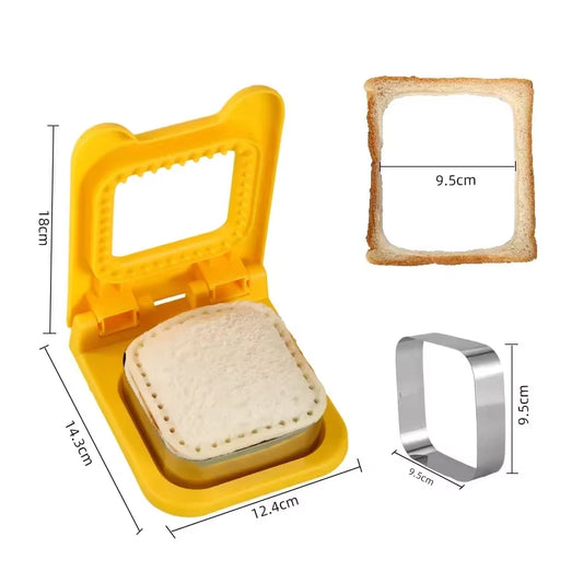 Sandwich Cookie Cutter Breakfast Sandwich Maker Bread Mold Toast Bread Cutting Die Breakfast Dessert DIY Tool Kitchen Gadgets