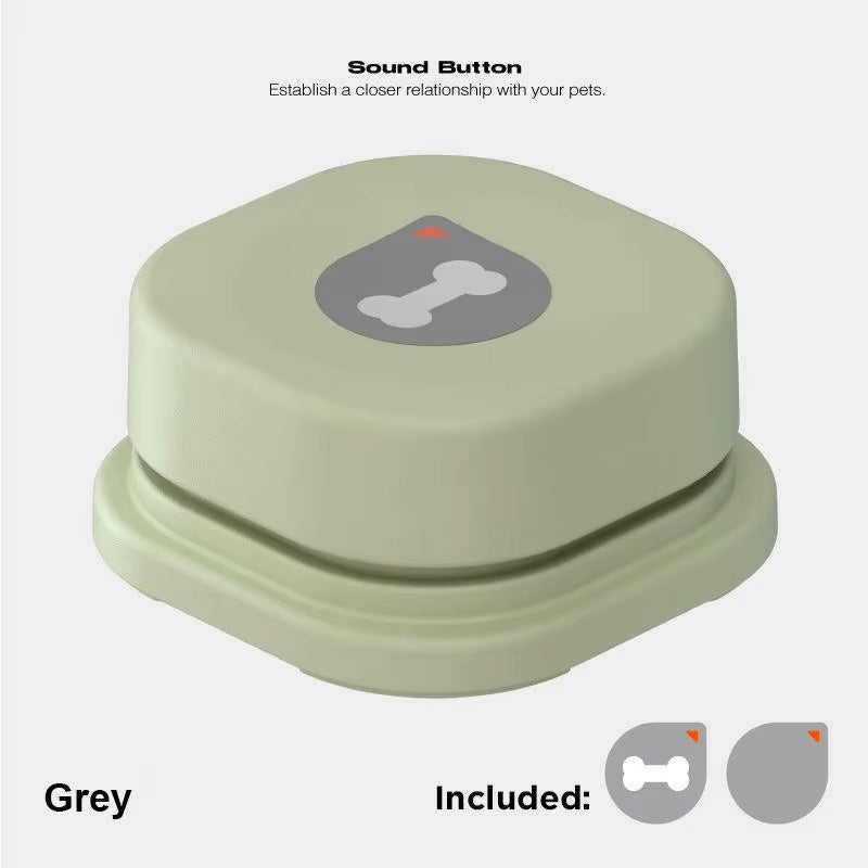 Pet Sound Box Recordable Talking Dog Button Cat Squeeze Box Toys Voice Recorder Talking Toy for Pet Communication Training Tool